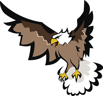 Drawing Of The Eagle Wings Clip Art, Vector Images & Illustrations ...