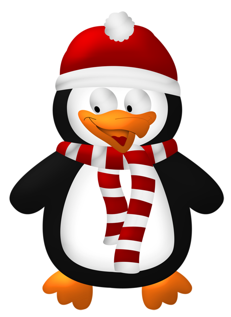 Christmas Penguin Clipart - Googlesnipersystem