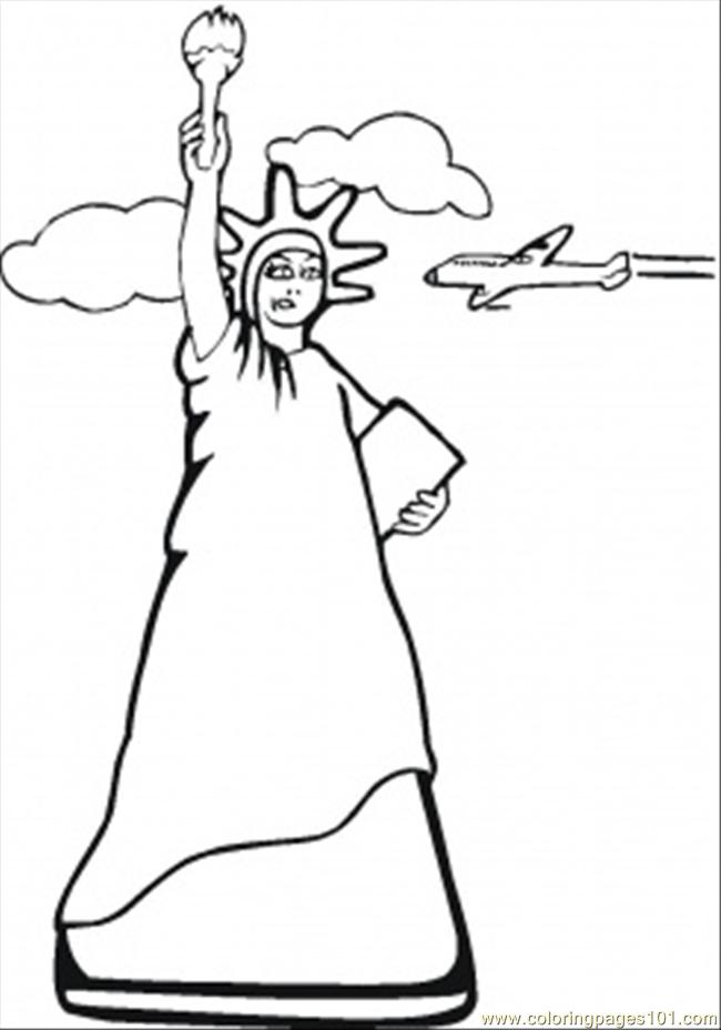 Statue Of Liberty Cartoon Clipart