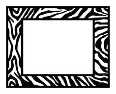 Zebra Print Frame Download - ClipArt Best