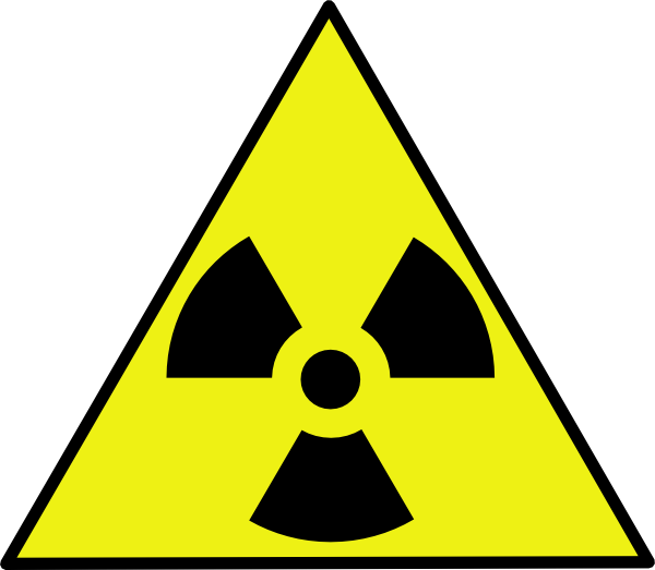 Nuclear Zone Warning Sign Clip Art - vector clip art ...