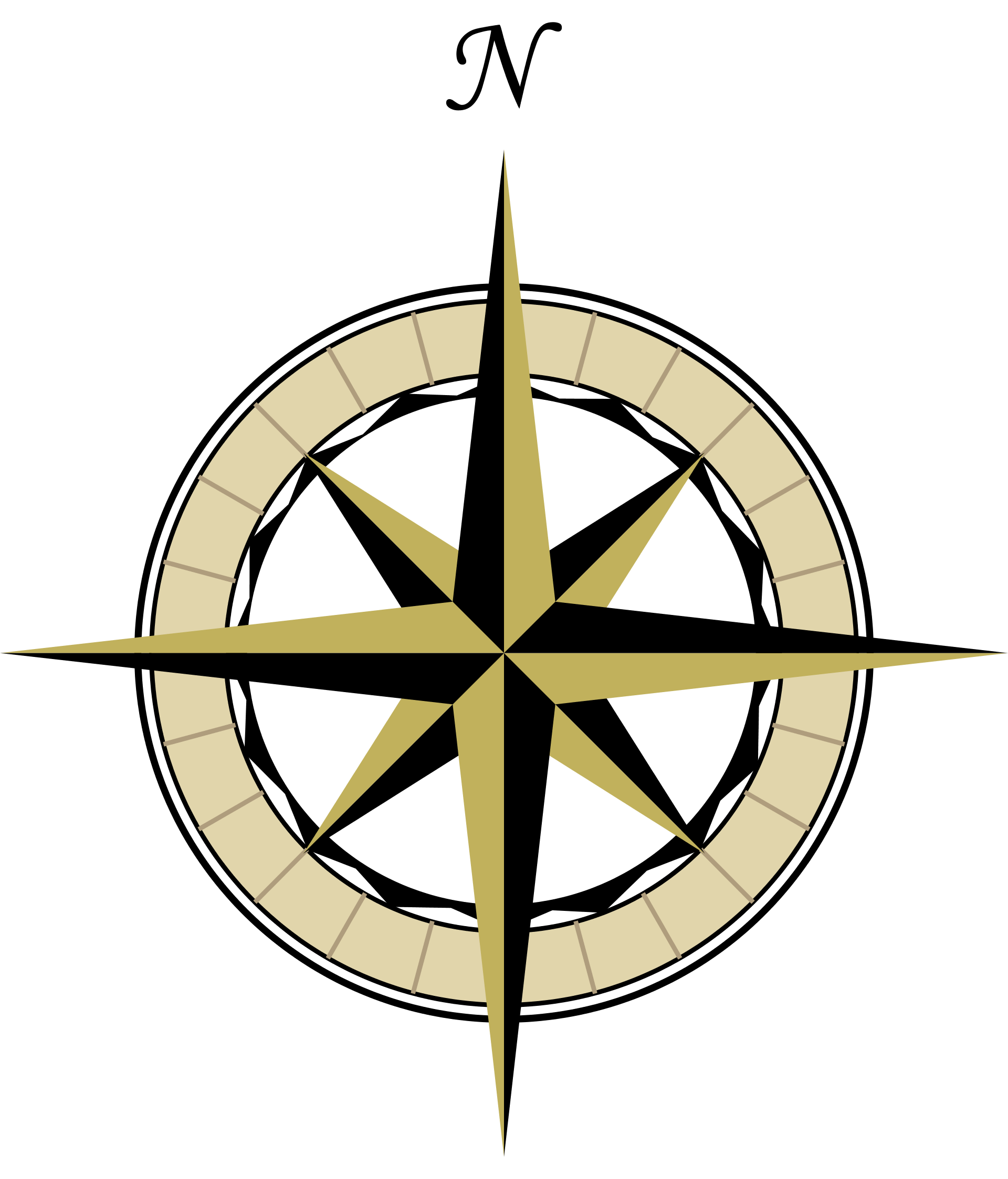 Compass Rose 1 Flowers 2011 Clip Art SVG openclipart.org commons ...