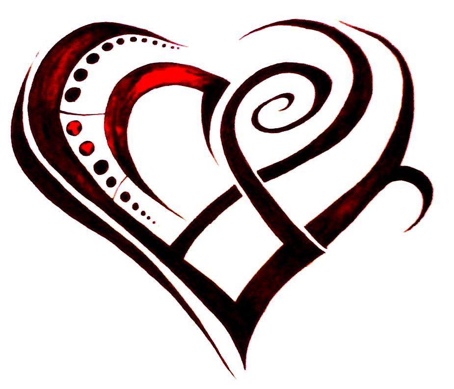 Free Heart Tattoo Designs - ClipArt Best