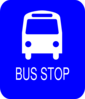Bus Stop Black clip art - vector clip art online, royalty free ...