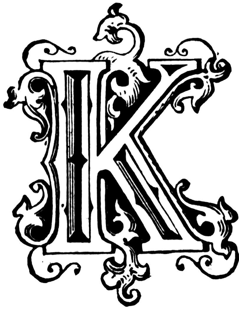 Inspiration~K~Monogram on Pinterest | Letter K, Initials and Alphabet