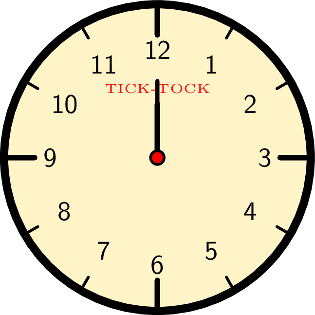 ticking clock clip art download - photo #26