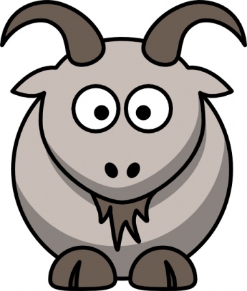 Download Cartoon Goat clip art Vector Free