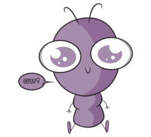 Ant Baby Bug Cartoon Children Cute Shroomaster: Drawing | Redbubble