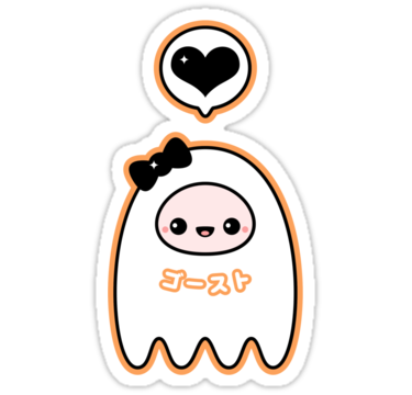 Cute Halloween Ghost" Stickers by sugarhai | Redbubble