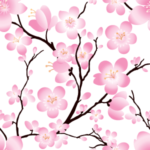 Cherry Blossom Wallpaper Art - ClipArt Best