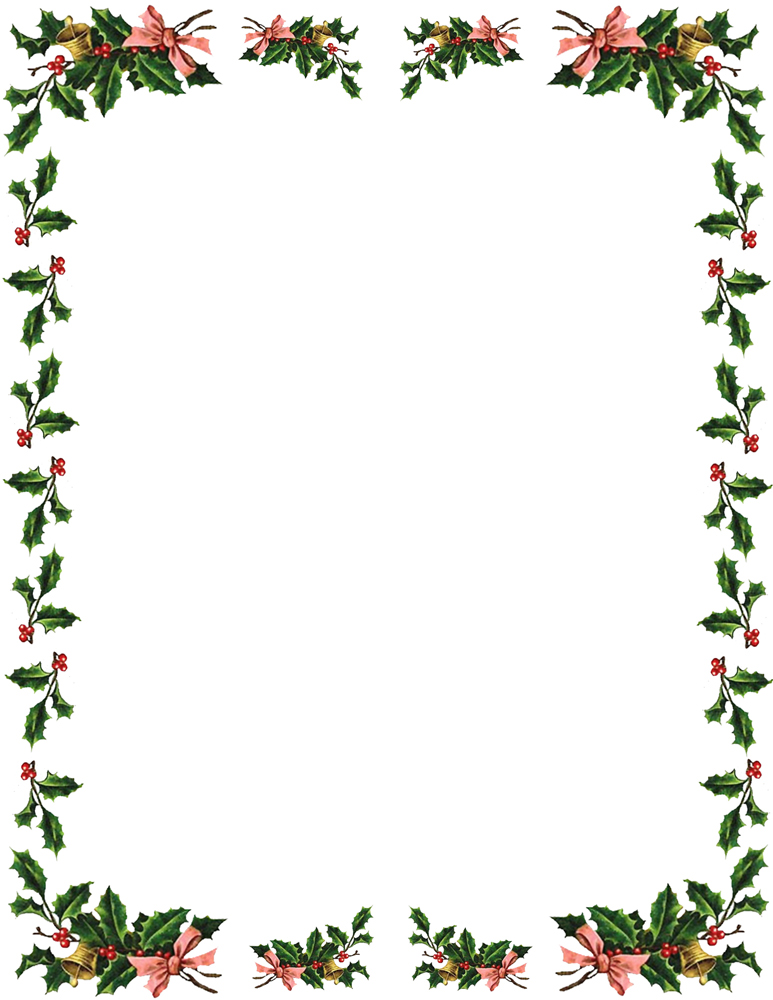 free christmas border clip art images - photo #17