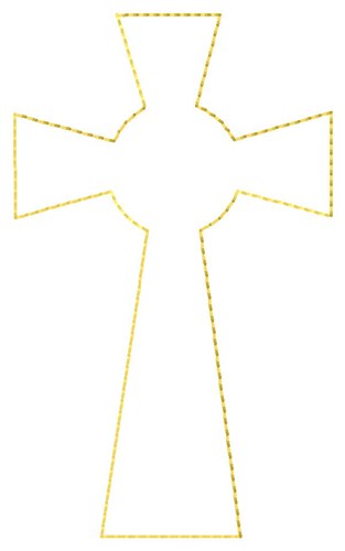 Outlines Embroidery Design: Celtic Cross Outline from Grand Slam ...