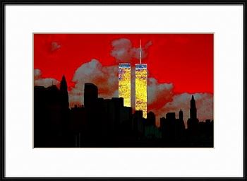 Twin Towers Art Prints by William Woodward - Shop Canvas and ...