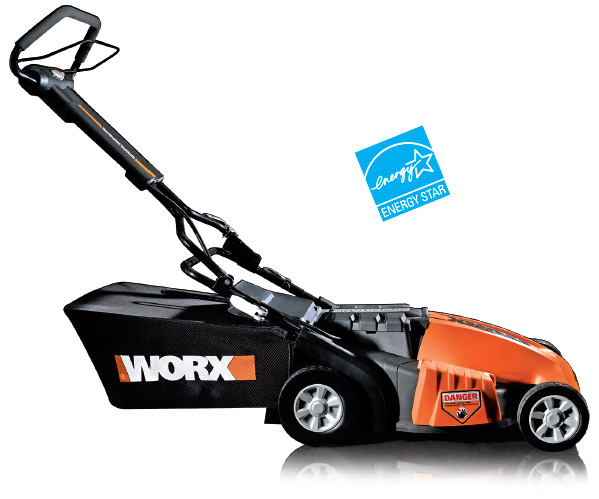 WORX ECO WG780 19-Inch 24-Volt Cordless Electric Lawn ...