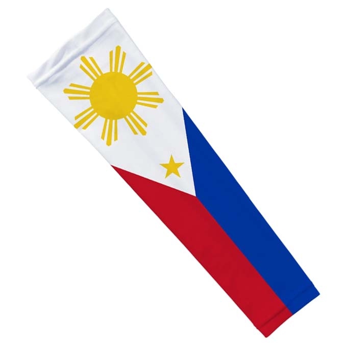 Philippines flag design compression arm sleeve SLEEFS, Philippines ...