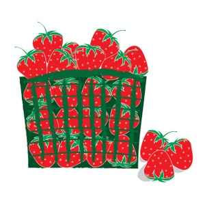 Strawberries Clipart 21335 By Paulo Resende Royalty Free Rf ...
