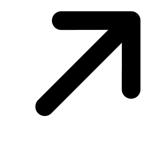 Arrow Pointer Right Up: Symbol, Image, Graphics for Way Finding ...