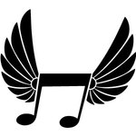 Music Note With Wing Tattoo Vector - Download 1,000 Vectors (Page 1)