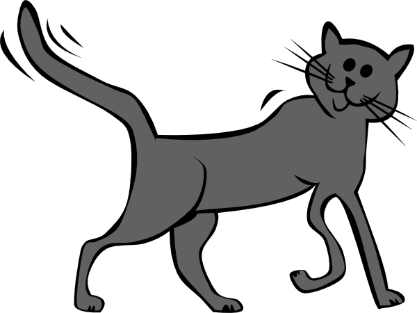Cartoon Cat 3 Clip Art - vector clip art online ...