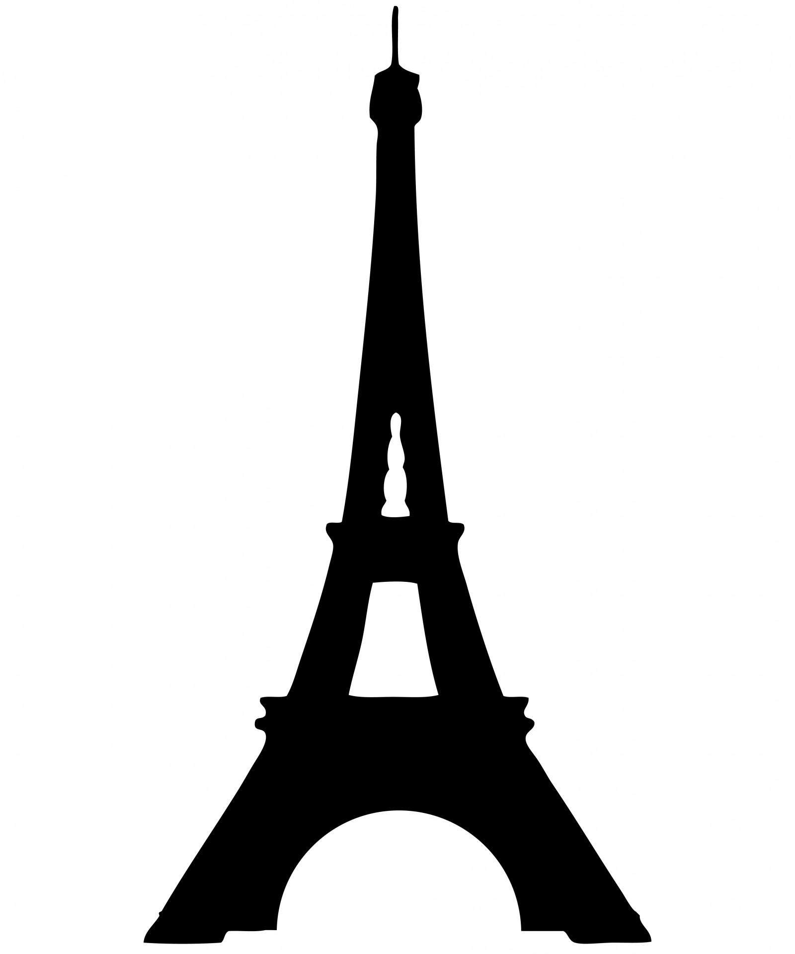 Eiffel Tower Silhouette Clipart Free Stock Photo - Public Domain ...
