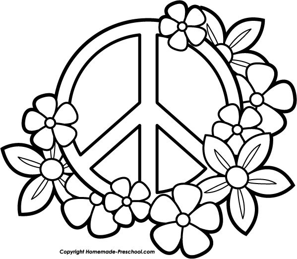Coloring Pages Of Flowers And Hearts - CartoonRocks.com