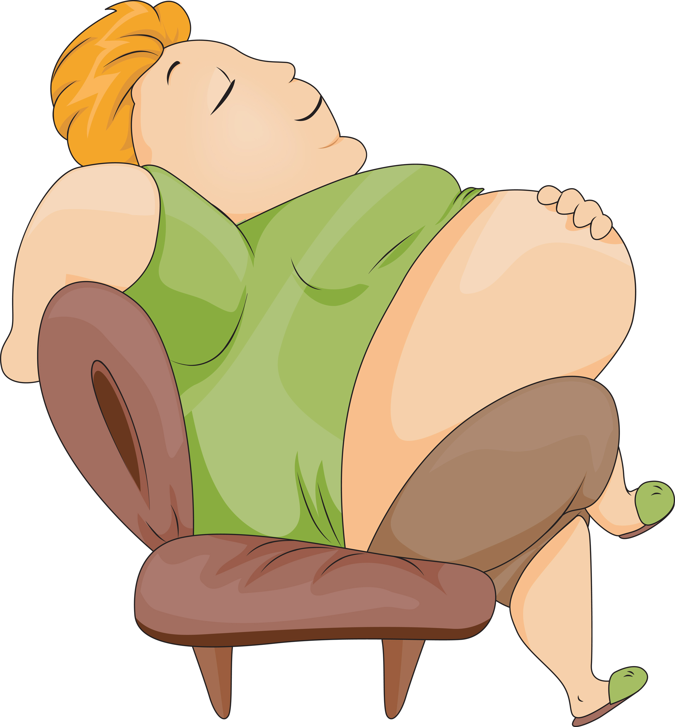 Clip Art Fat Woman 69