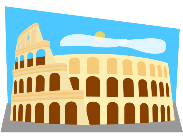 Roman Colosseum Clip Art - vector clip art online ...