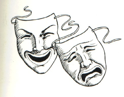 Pix For > Comedy And Tragedy Face Tattoo