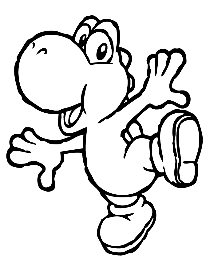 Baby Yoshi Coloring Pages - AZ Coloring Pages