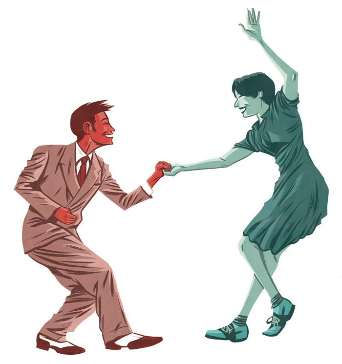 50s Dancing Illustration - ClipArt Best