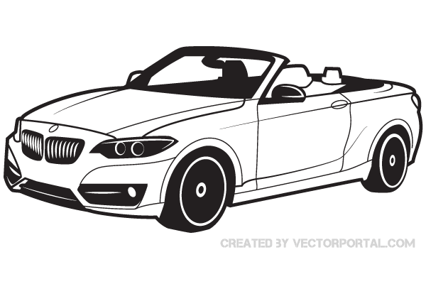 BMW Car Vector Art | 123Freevectors