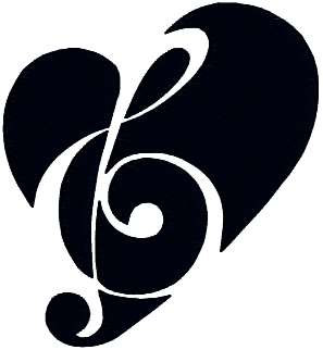 Music silhouette clip art