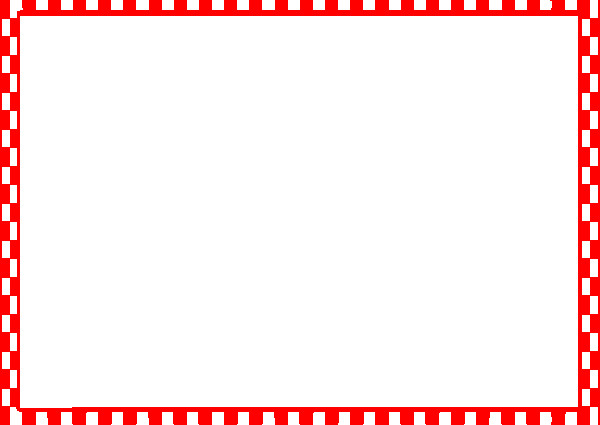 Red Gingham Border Clipart