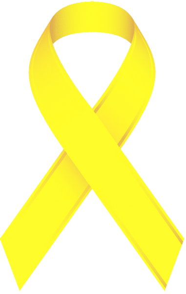 Pics For > Yellow Bone Cancer Ribbon