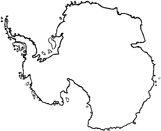 map antarctica Colouring Pages (page 2)