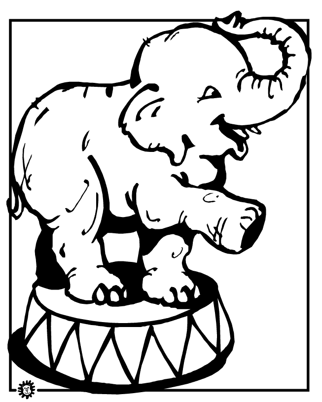 coloring pages elephant printable - Dzrleather.com