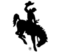 Wyoming State Bucking Horse and Rider: (