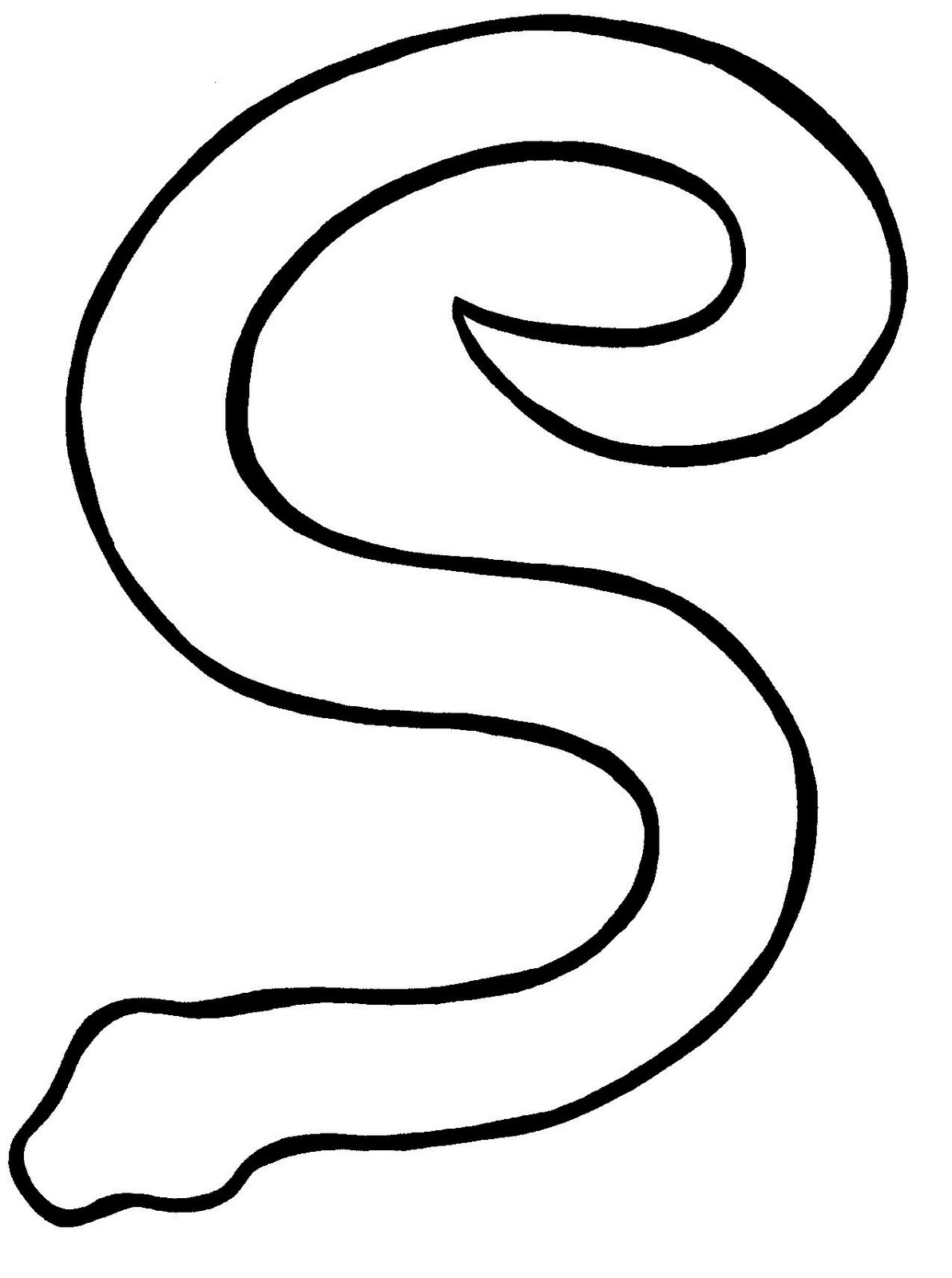 Snake Template Printable