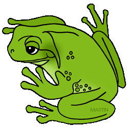 Free Frogs and Toads Clip Art by Phillip Martin