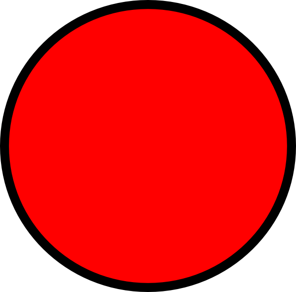 Red circle clipart