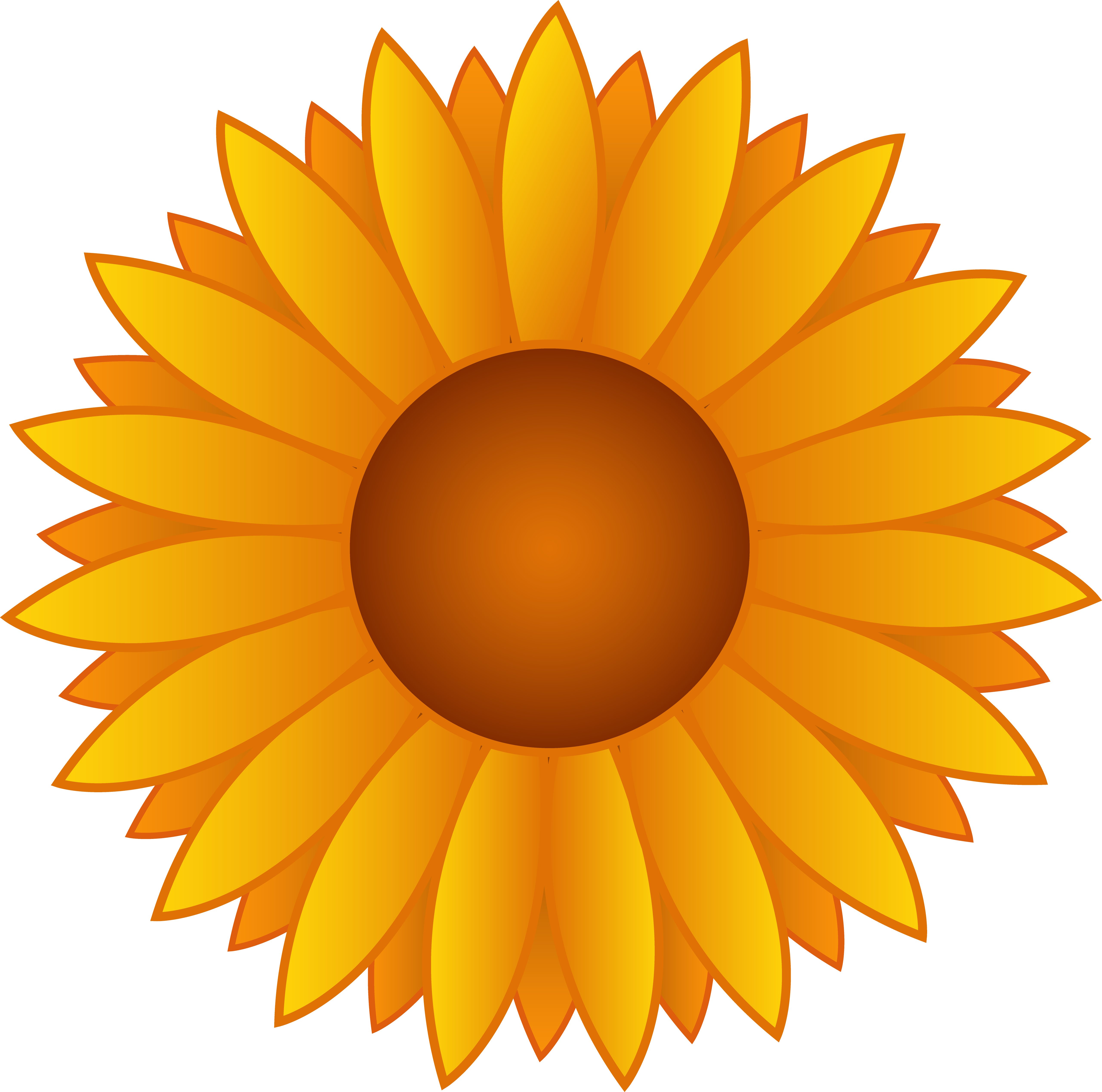 Cartoon Sunflowers Clipart - Cliparts and Others Art Inspiration