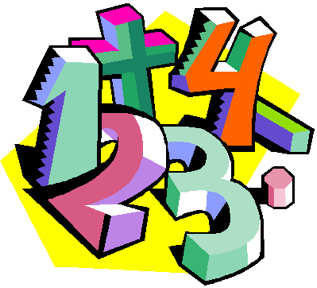 Numbers clip art
