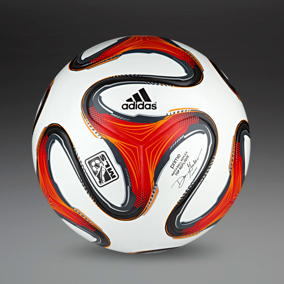 adidas MLS Replique Soccer Ball - Soccer Balls - White-Poppy-Solar ...