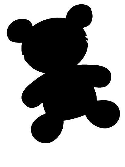 Teddy Bear Silhouette Vector - ClipArt Best
