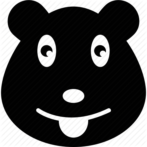 Bear, bear face, cartoon animal face, cartoon bear icon | Icon ...