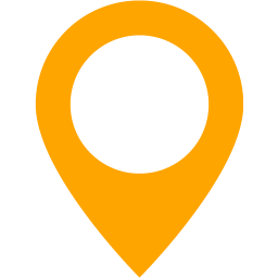 Orange map marker 2 icon - Free orange map icons