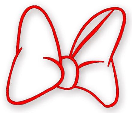 Minnie Mouse Bow Template