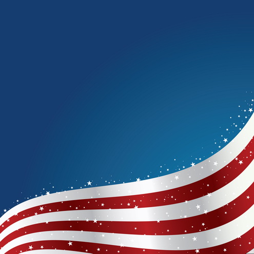 United States Flag Background Vector | DragonArtz Designs