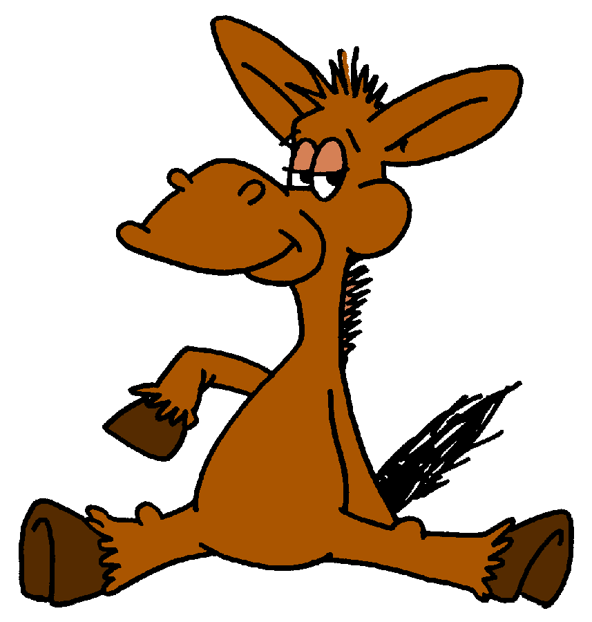 clipart cartoon donkey - photo #8