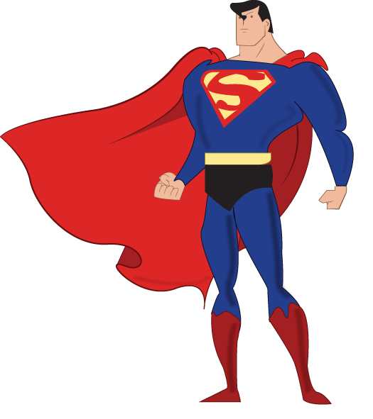 animated superman clipart - photo #17